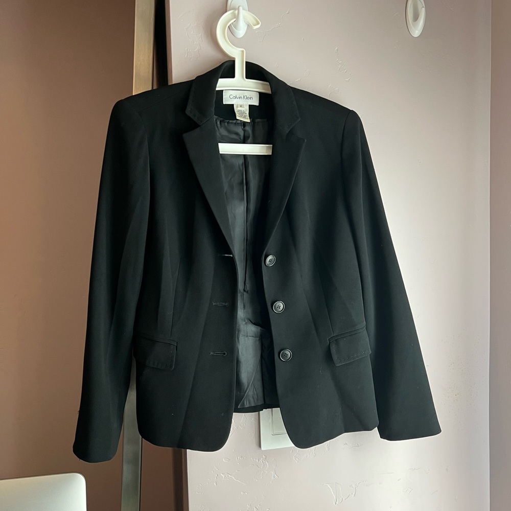 Calvin Klein button up coat